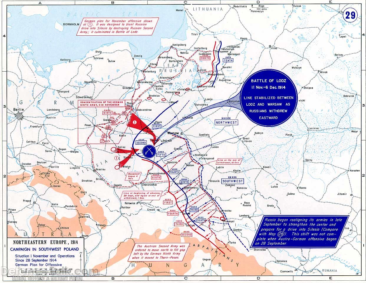 Maps - World War One