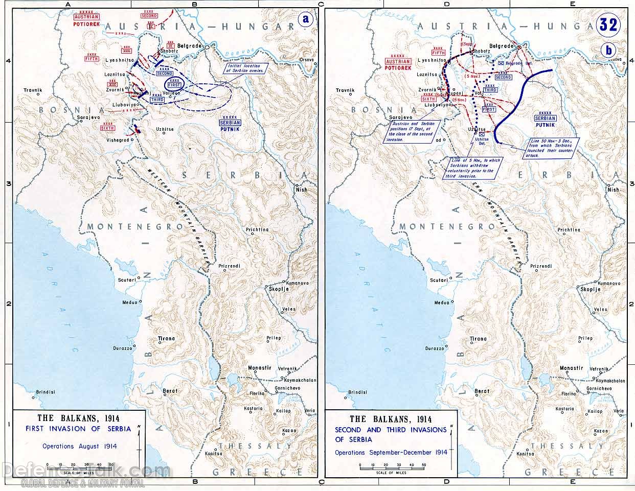 Maps - World War One