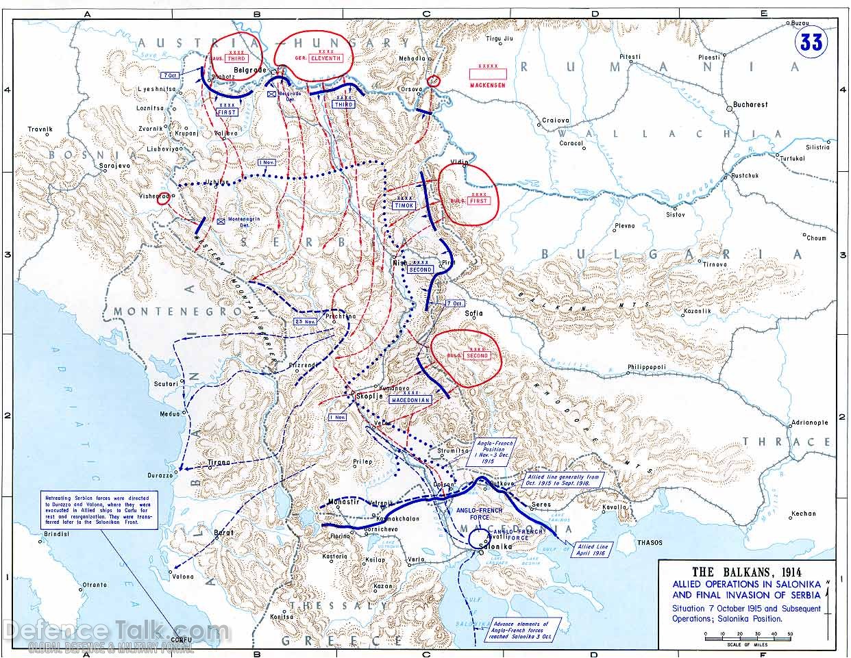 Maps - World War One