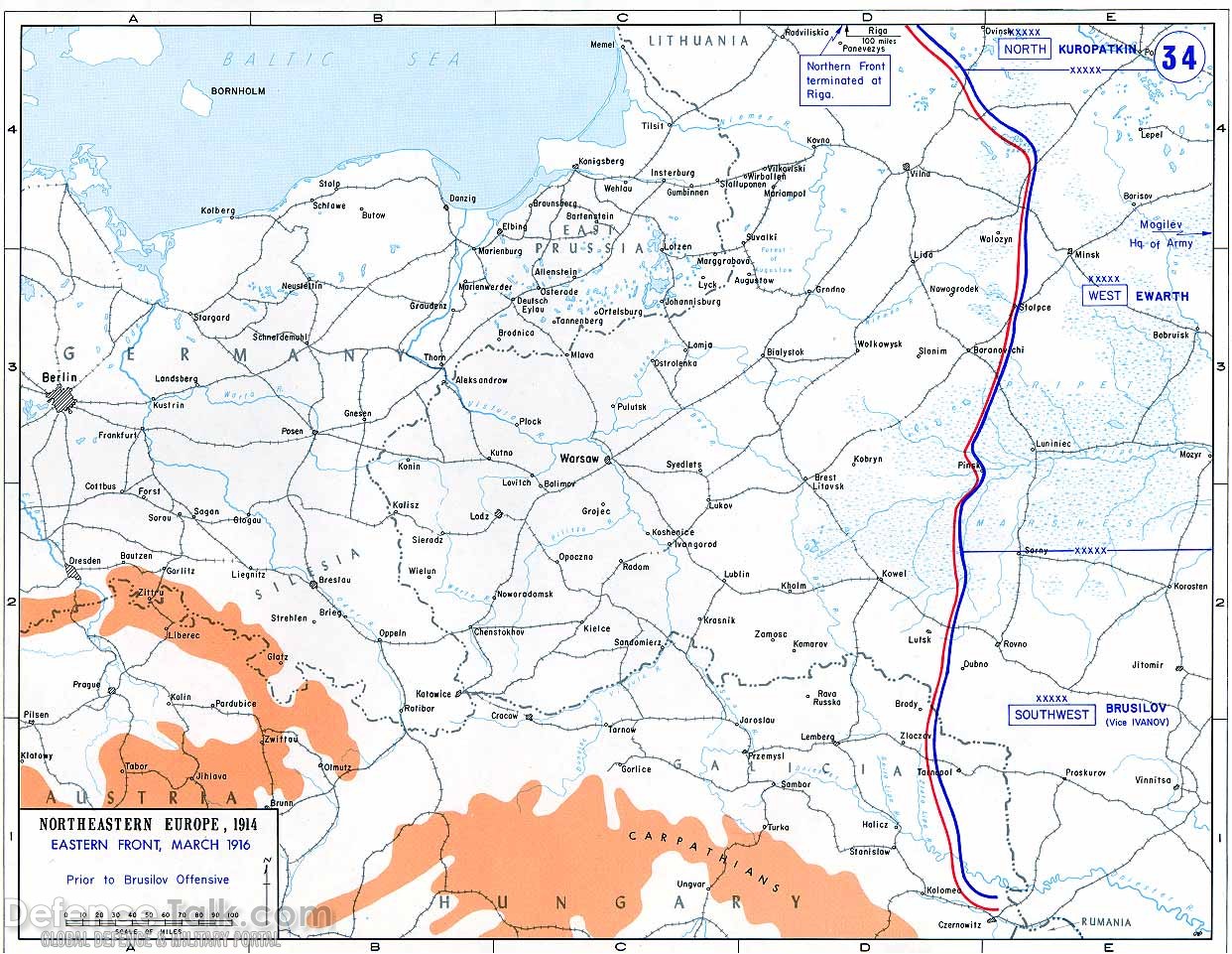 Maps - World War One