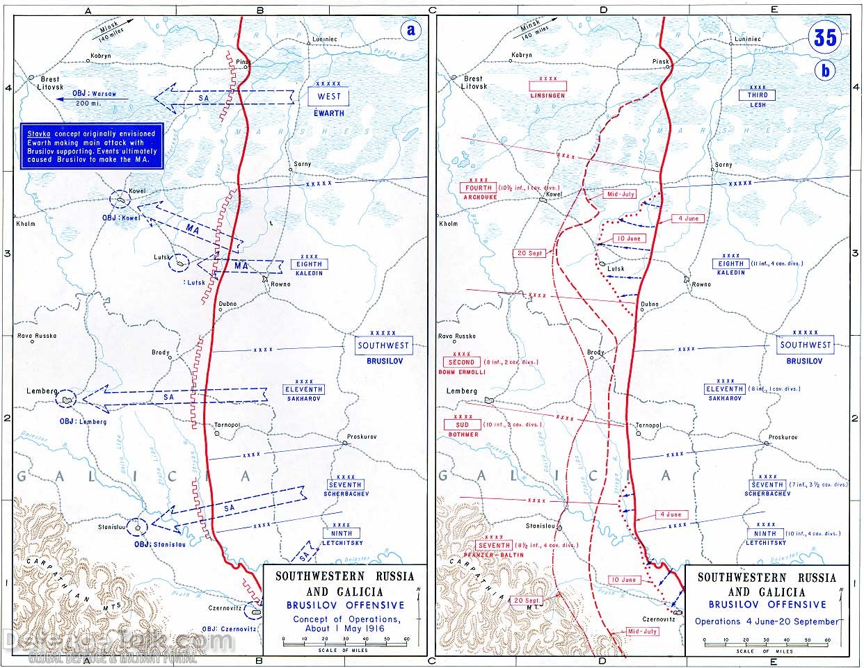 Maps - World War One