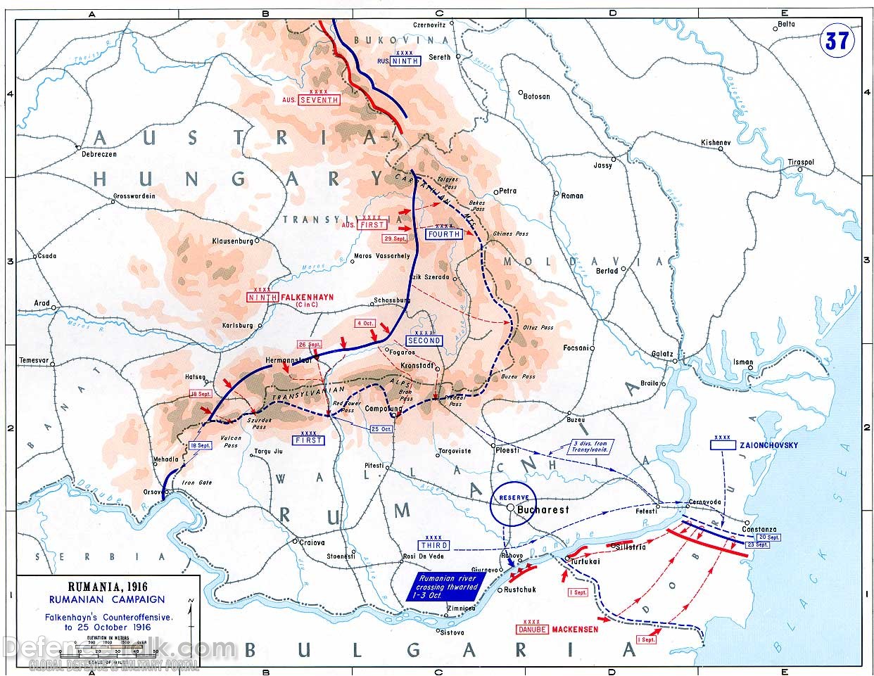 Maps - World War One