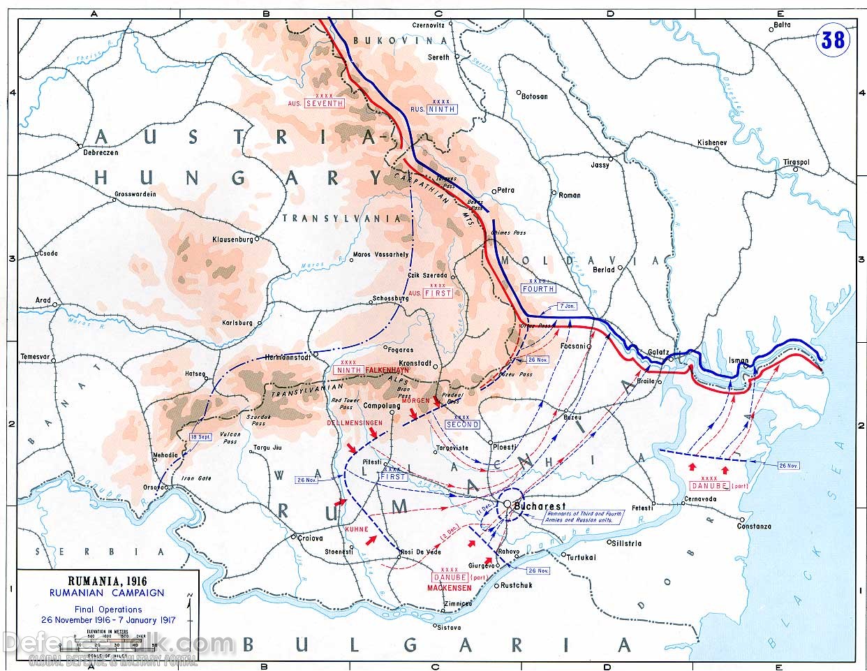 Maps - World War One