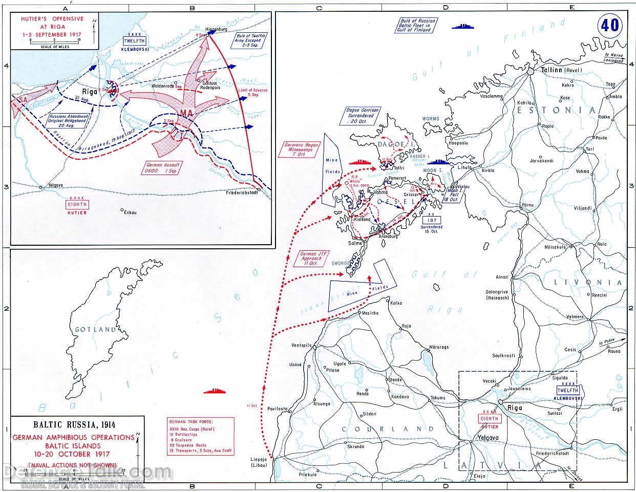 Maps - World War One