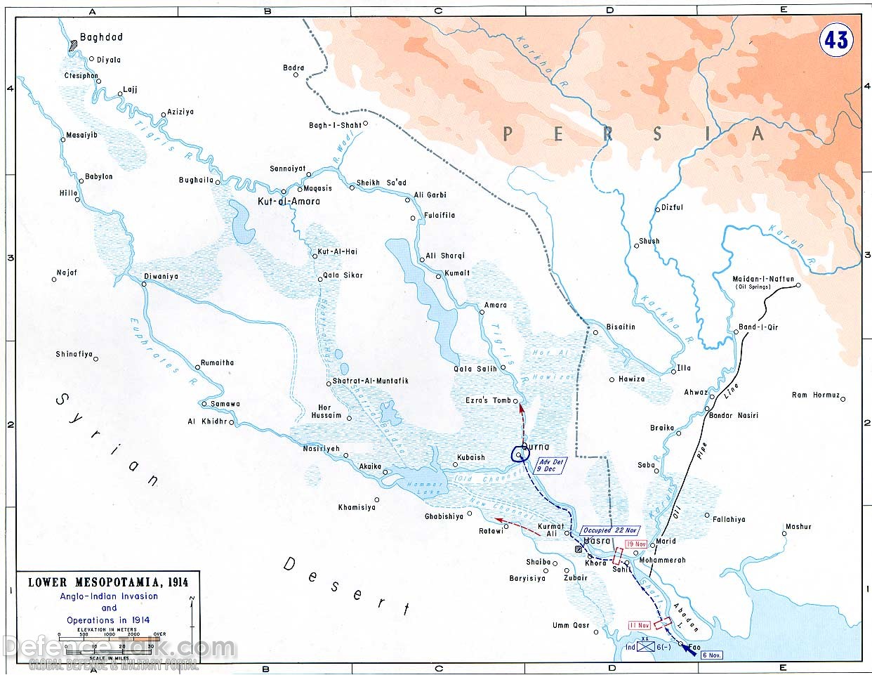 Maps - World War One