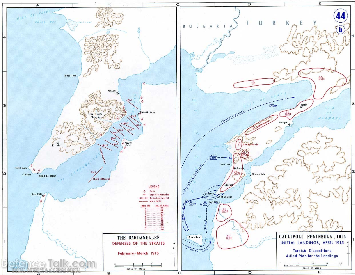 Maps - World War One