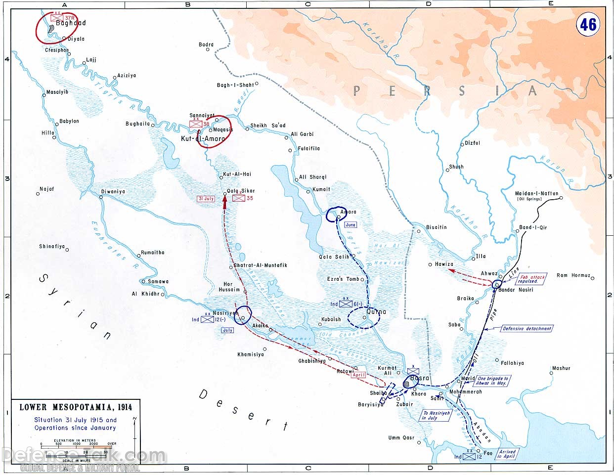 Maps - World War One