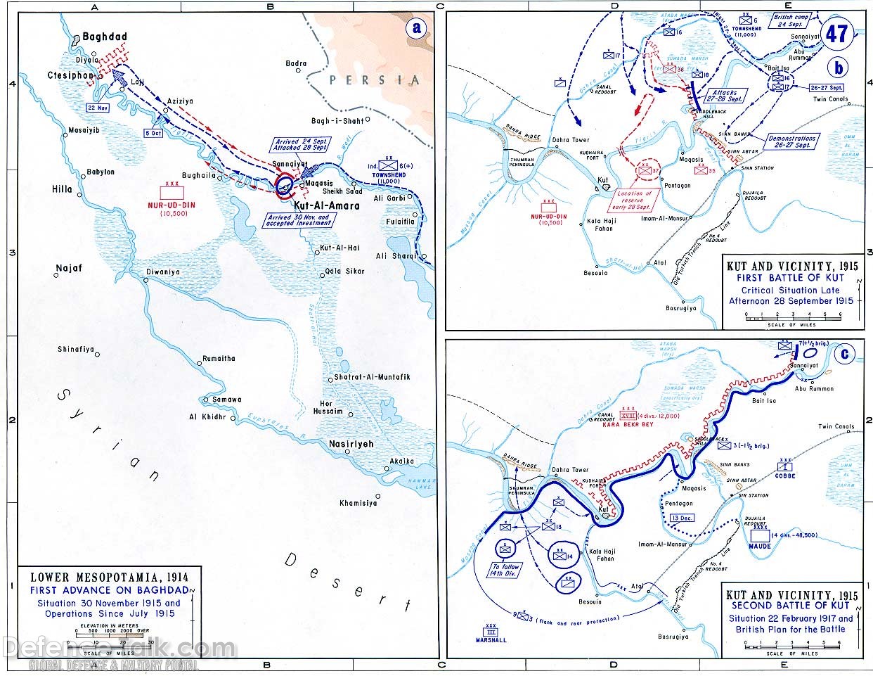 Maps - World War One