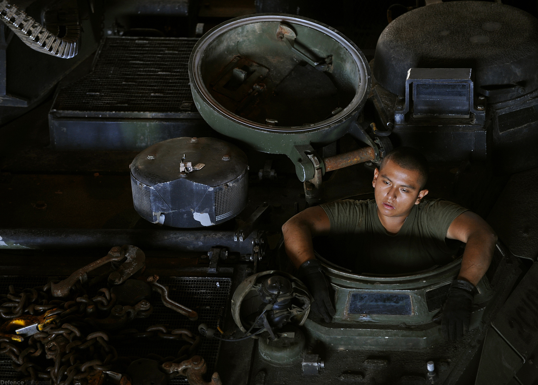 Marine Amphibious Assault Vehicle (AAV) Operator