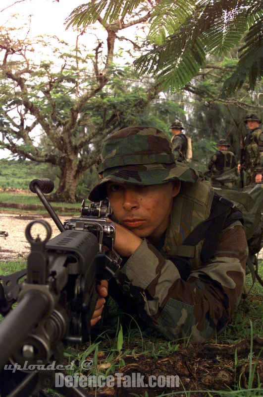 Marine with GPMG