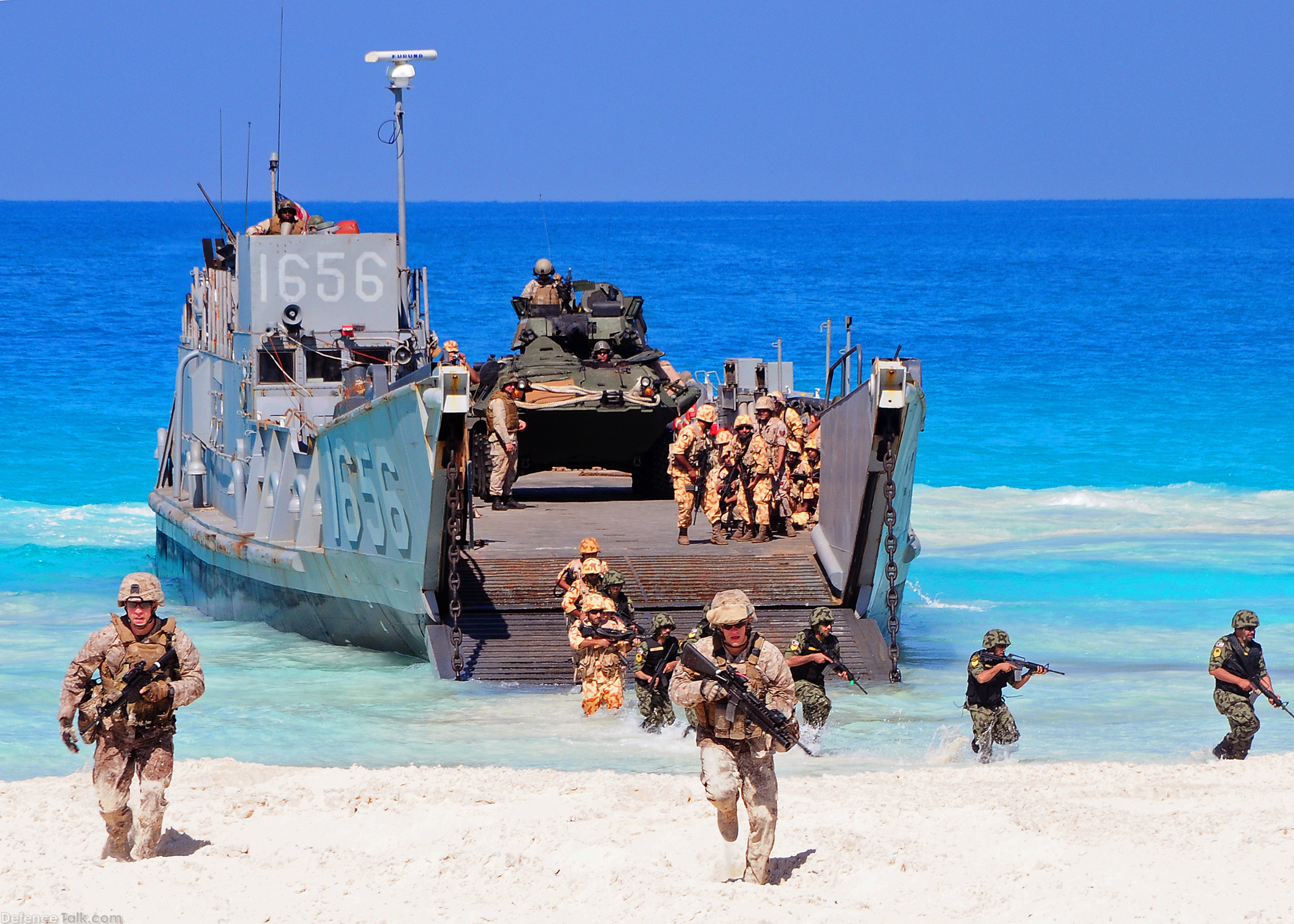 Marines Conduct Amphibious Assault Demonstration