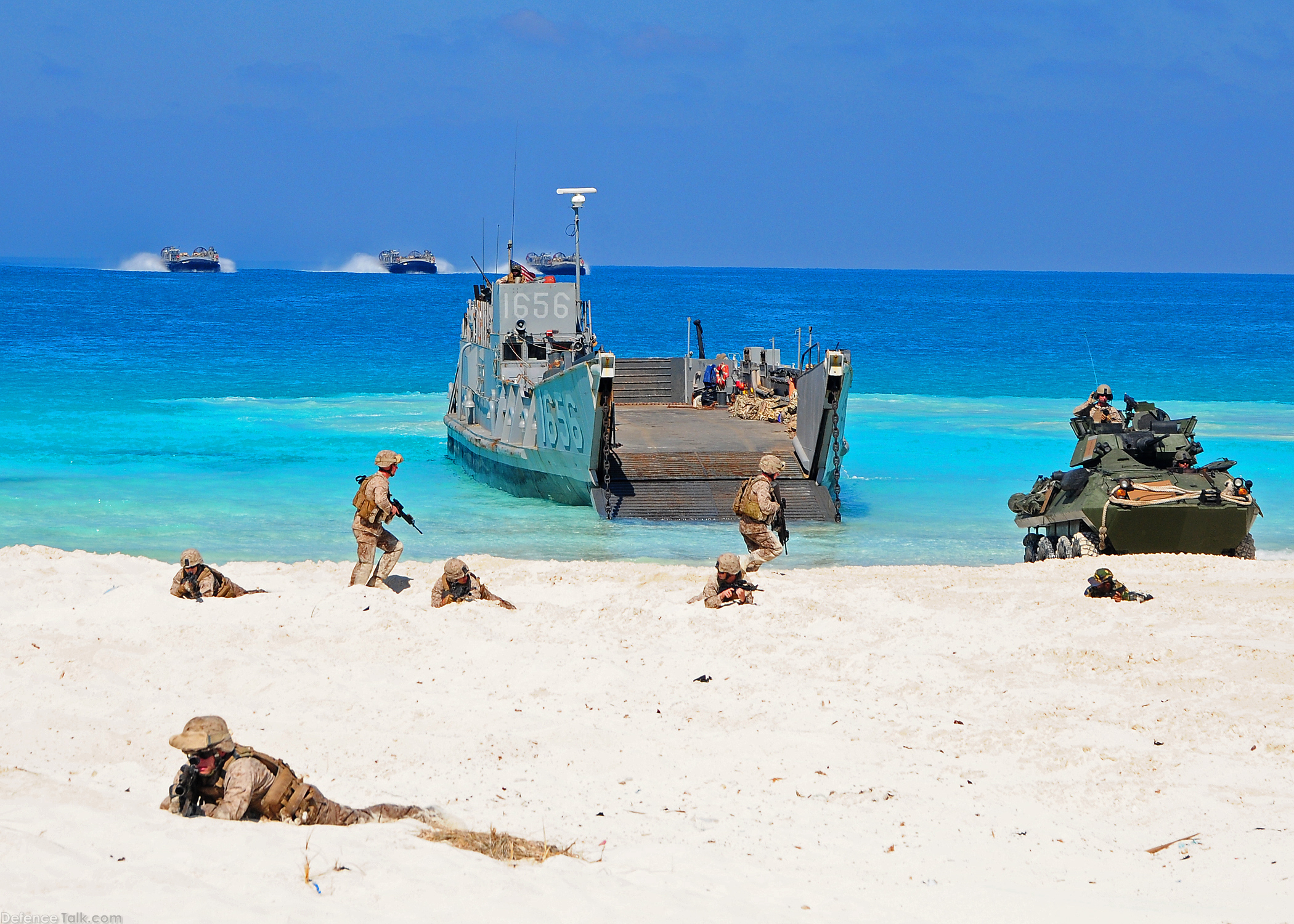 Marines Conduct Amphibious Assault Demonstration