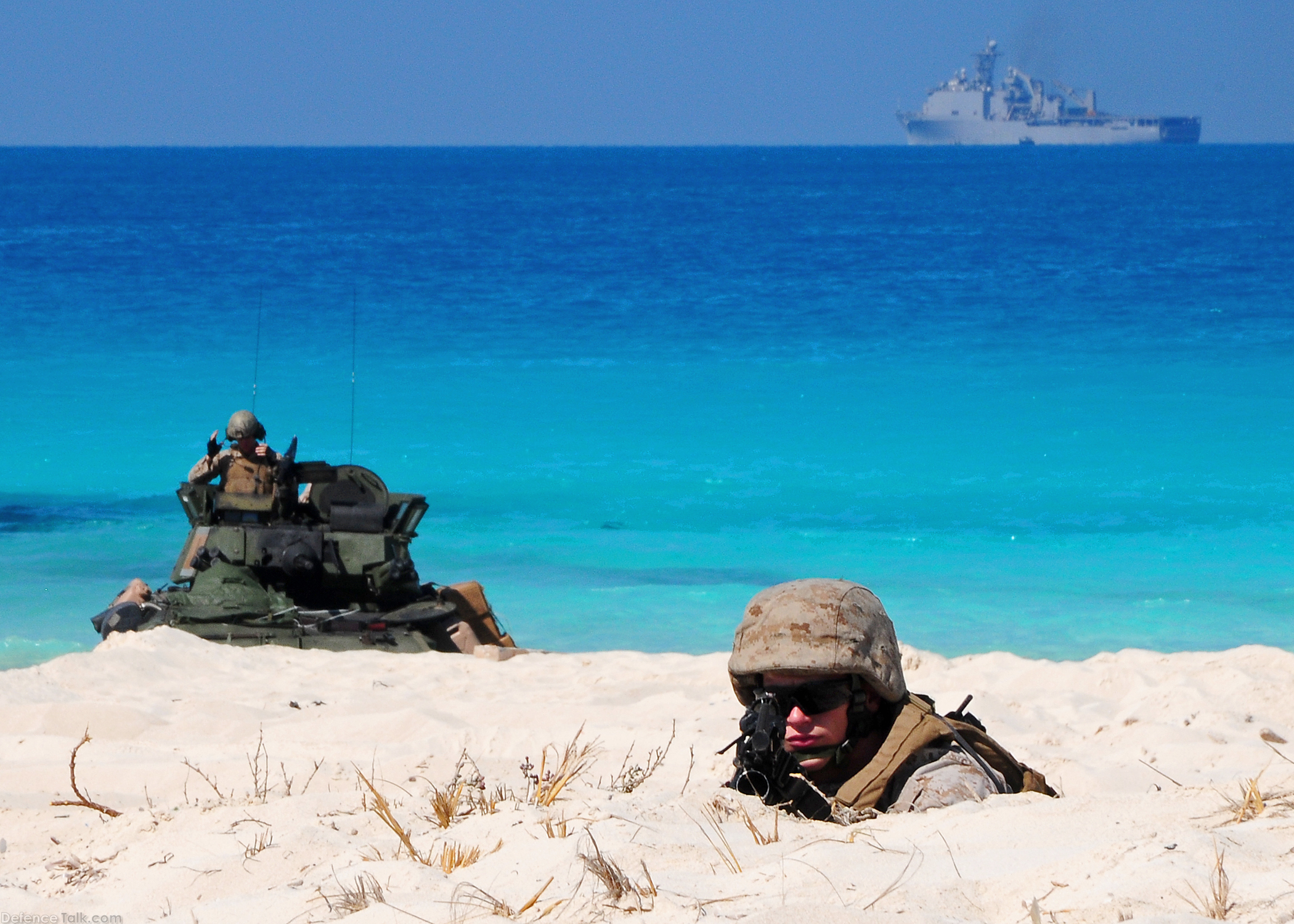 Marines Conduct Amphibious Assault Demonstration