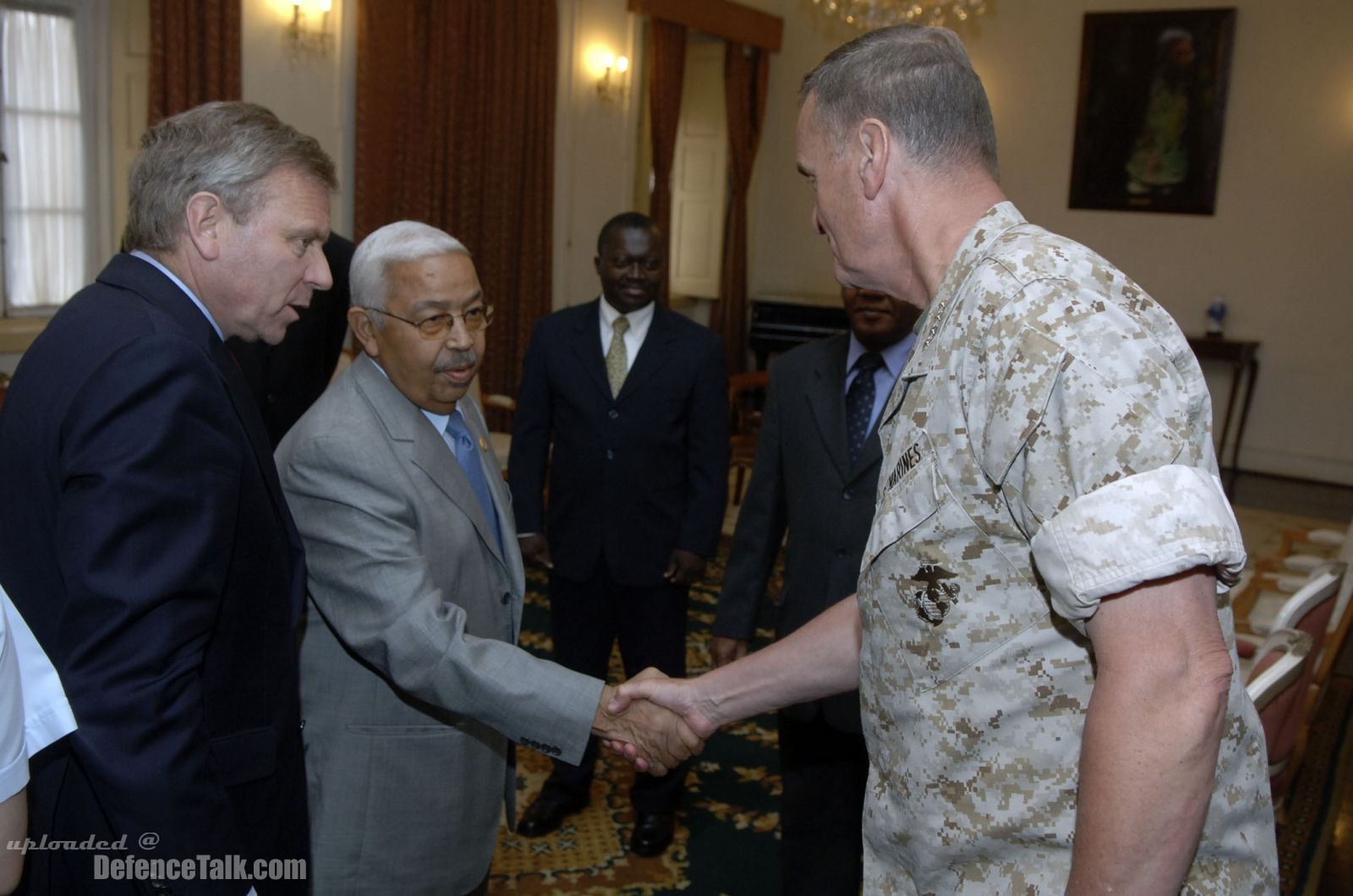 Meeting at Presidential Palace - NATO Response Force (NRF) Exercise