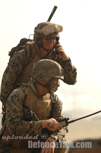 Members of the First Marine Regiment, RIMPAC 2006