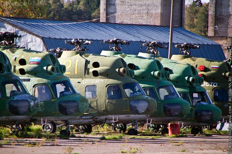 Mi-2 at aircraft graveyard