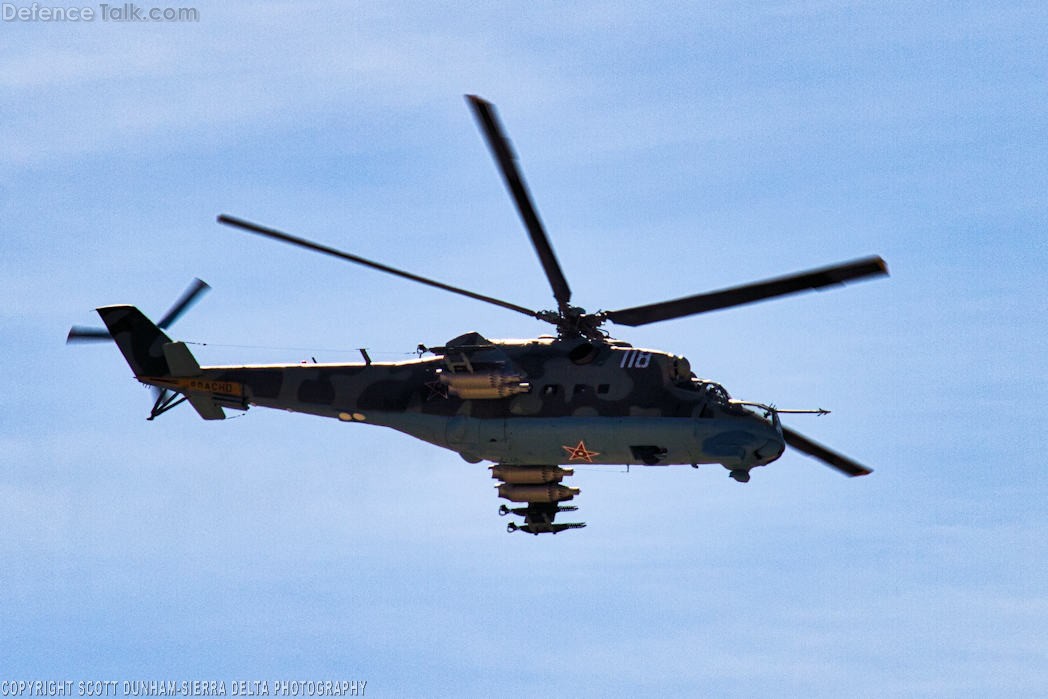 Mi-24P Hind-F Helicopter Gunship