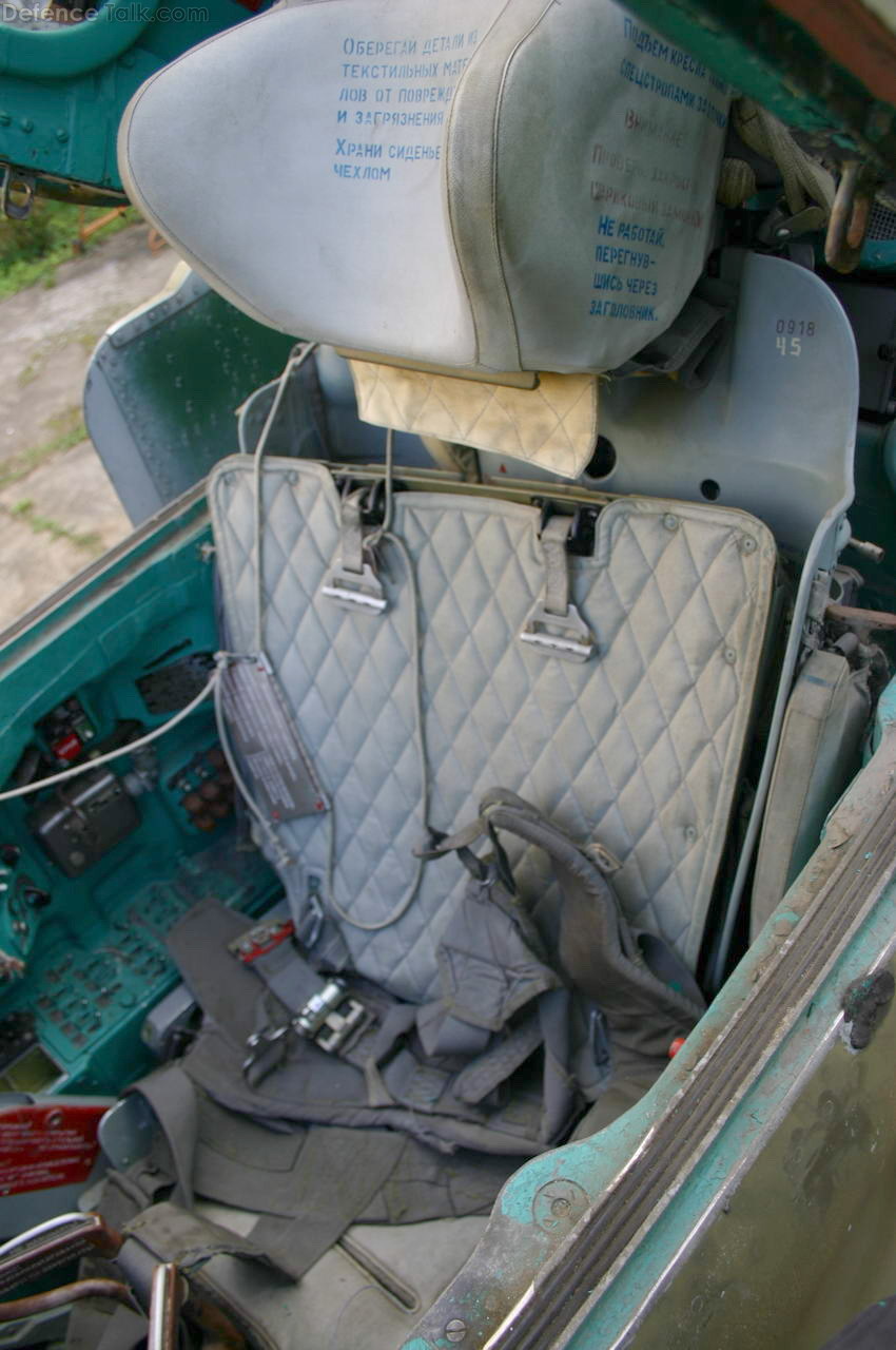 MiG-23S pilot seat