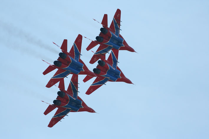 MiG-29s - MAKS 2007 Air Show