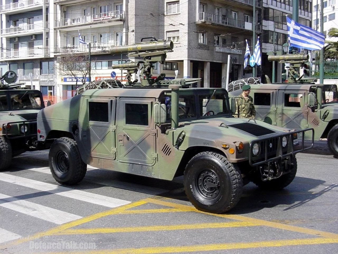 MILAN Anti Tank Missile on Hummer Hellenic Army