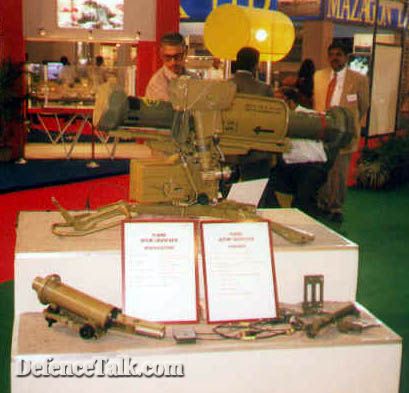 Milan II anti-tank missiles