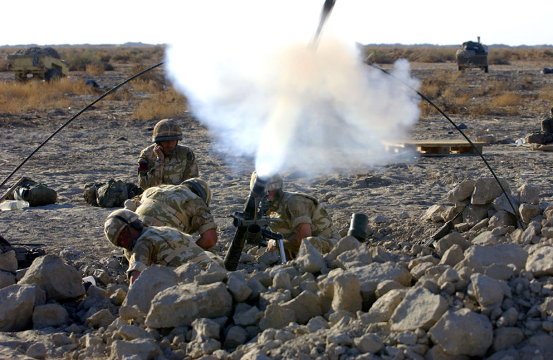 Mortar In Action