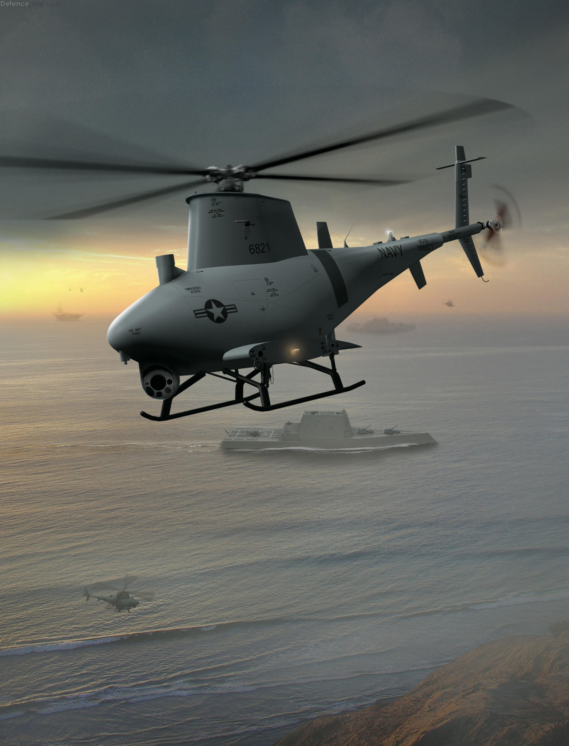 MQ-8B Fire Scout UAV Concept