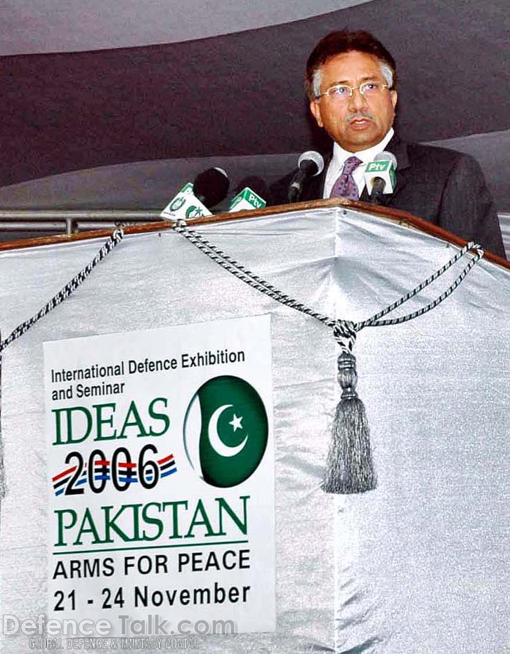 Musharraf Speaks at the IDEAS 2006, Pakistan