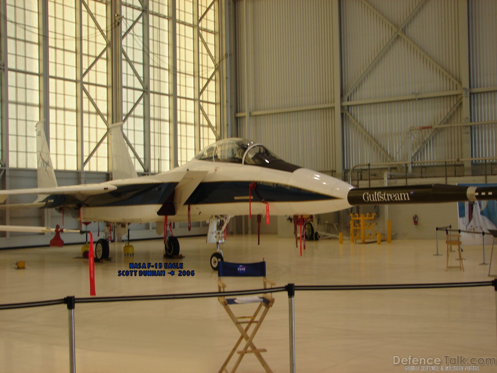 NASA F-15 Eagle Research Aircraft with Nose Boom