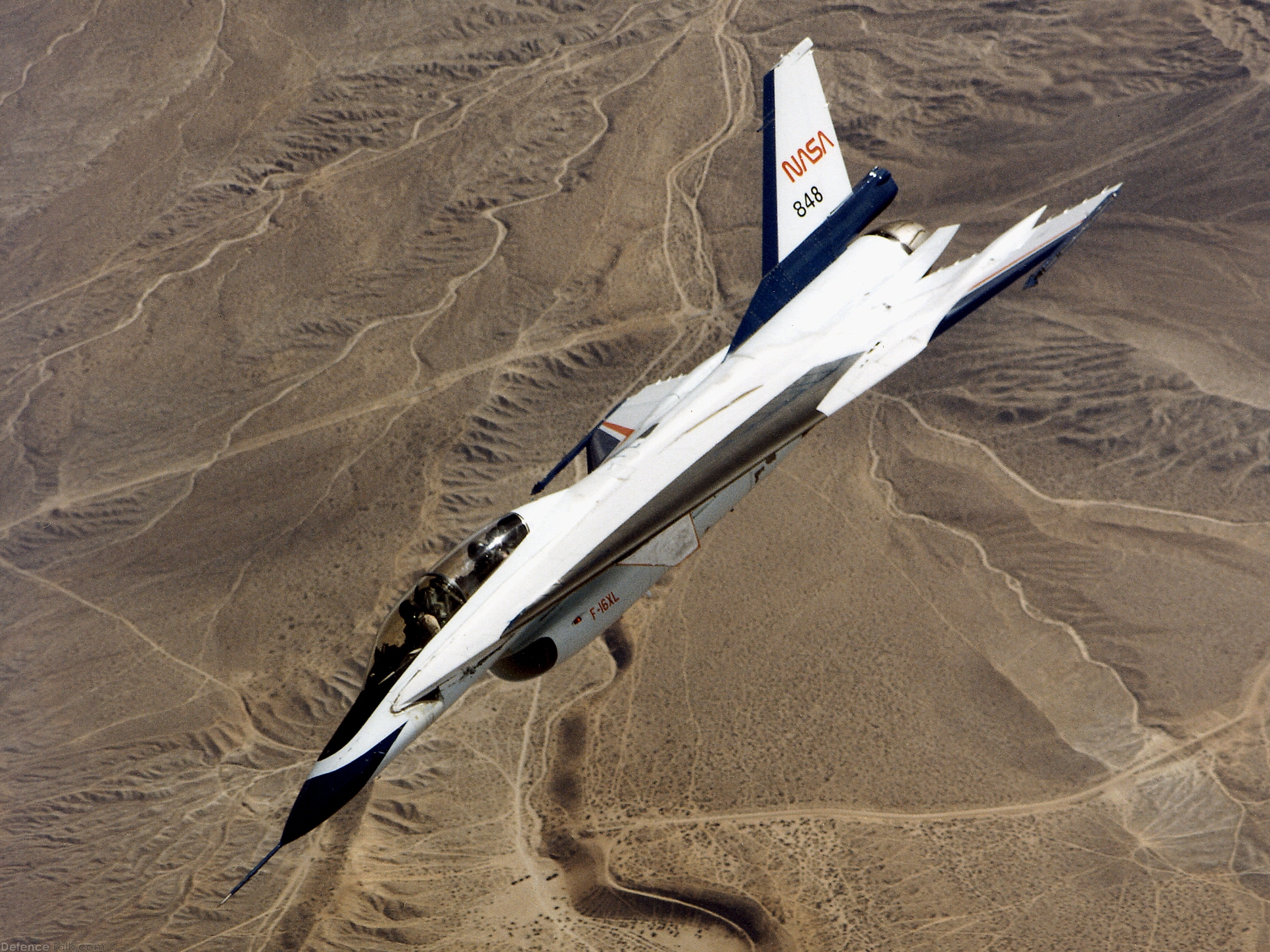 NASA F-16XL Delta Wing Research Aircraft