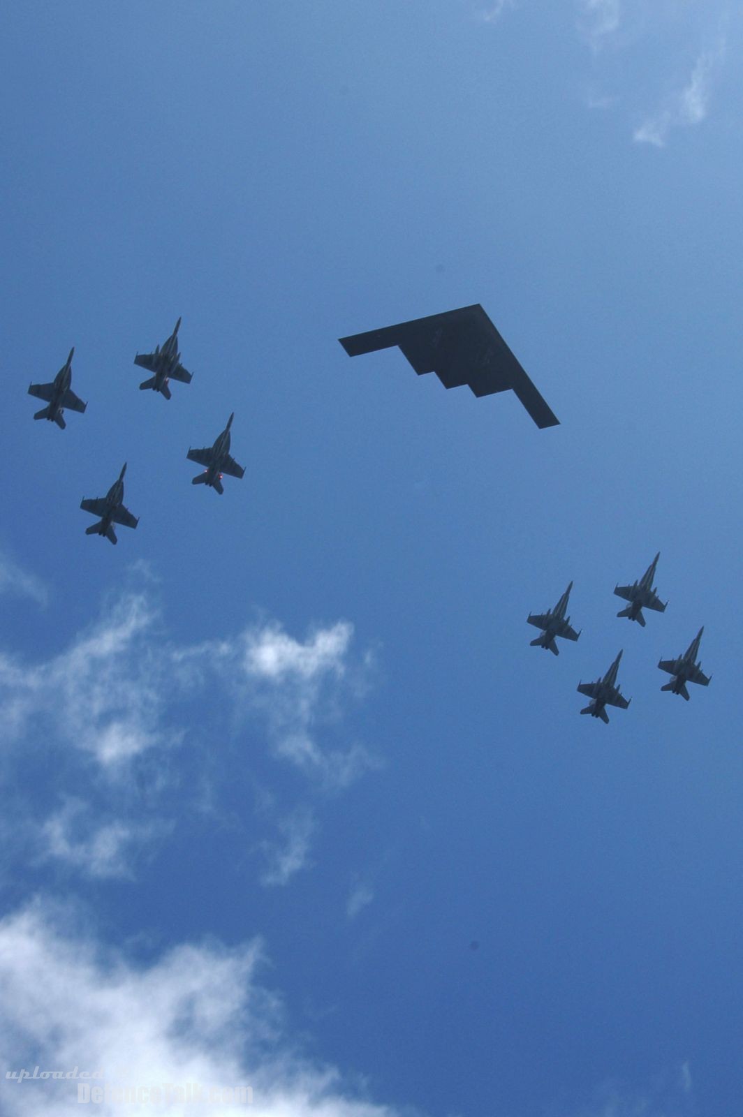 Navy, Air Force and Marine Corps aircraft fly - Valiant Shield 2006.