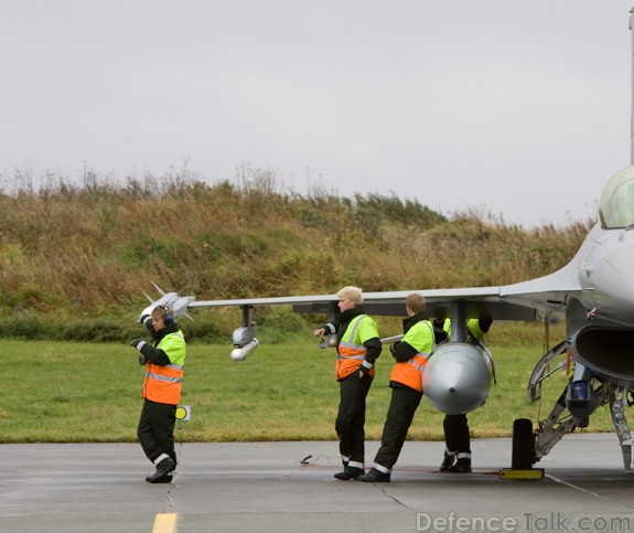 Norway Air Force Aircraft and Personnel