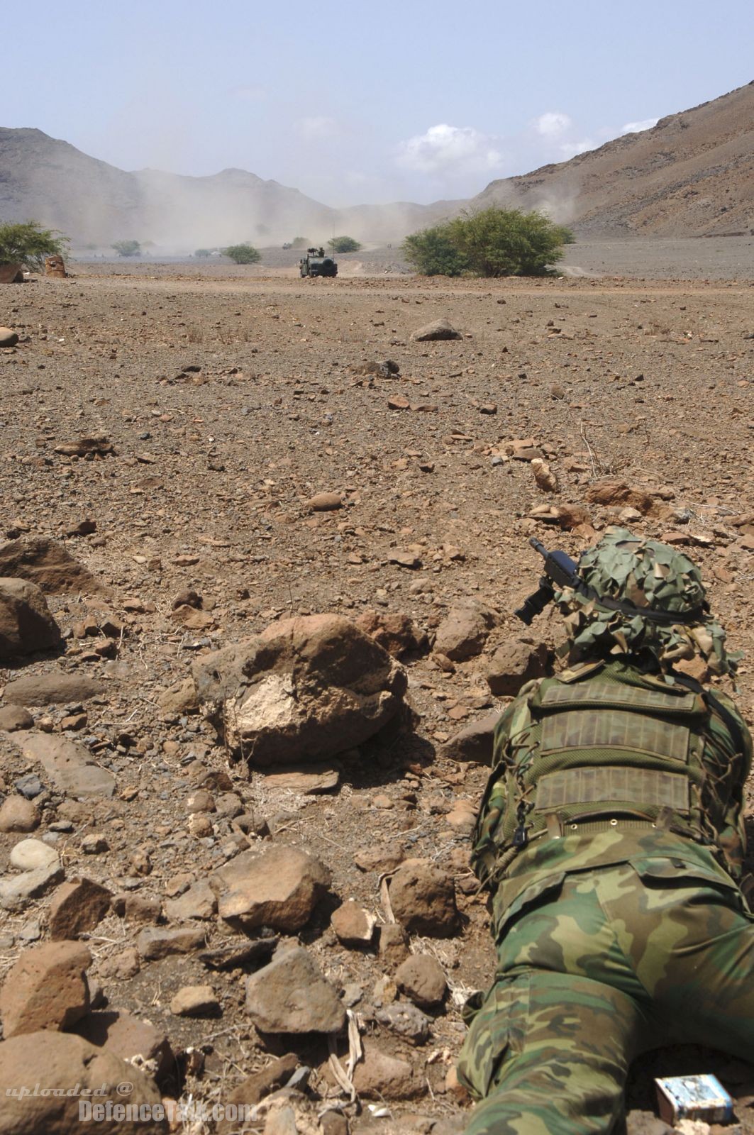 NRF Troops at the Steadfast Jaguar 2006