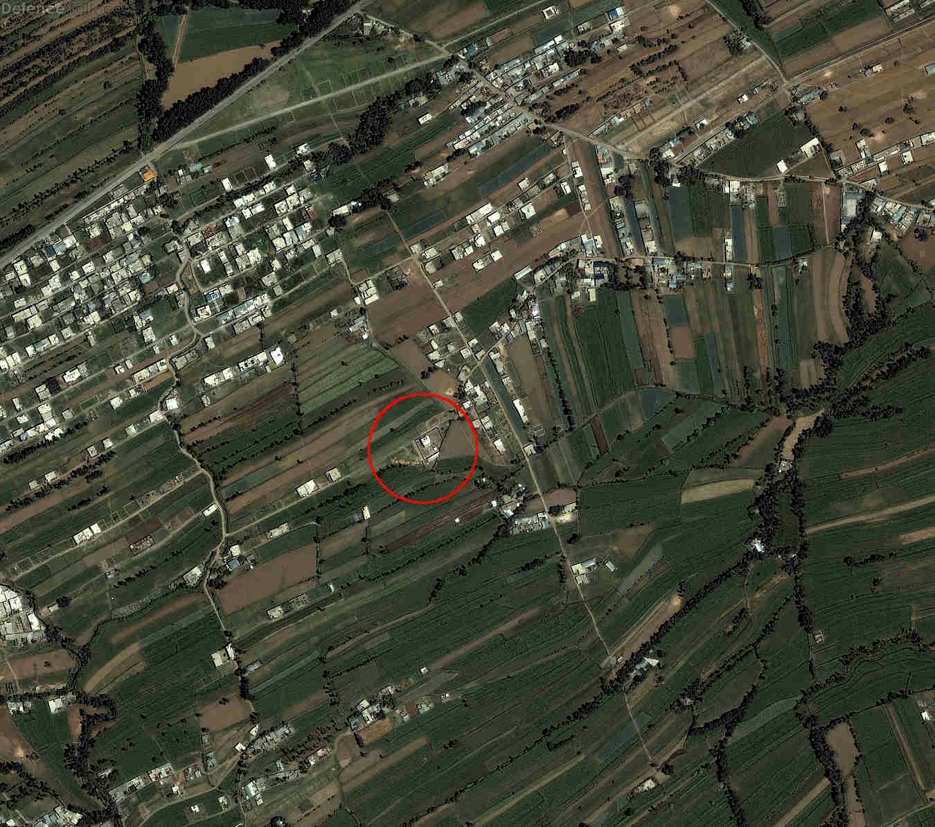 Osama bin Laden Compound Satellite View