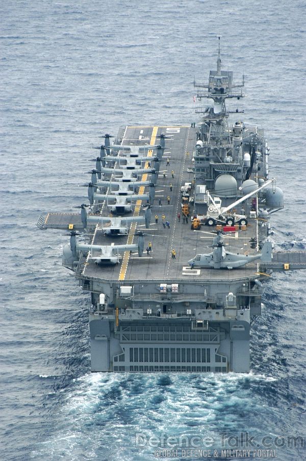 Osprey on deck