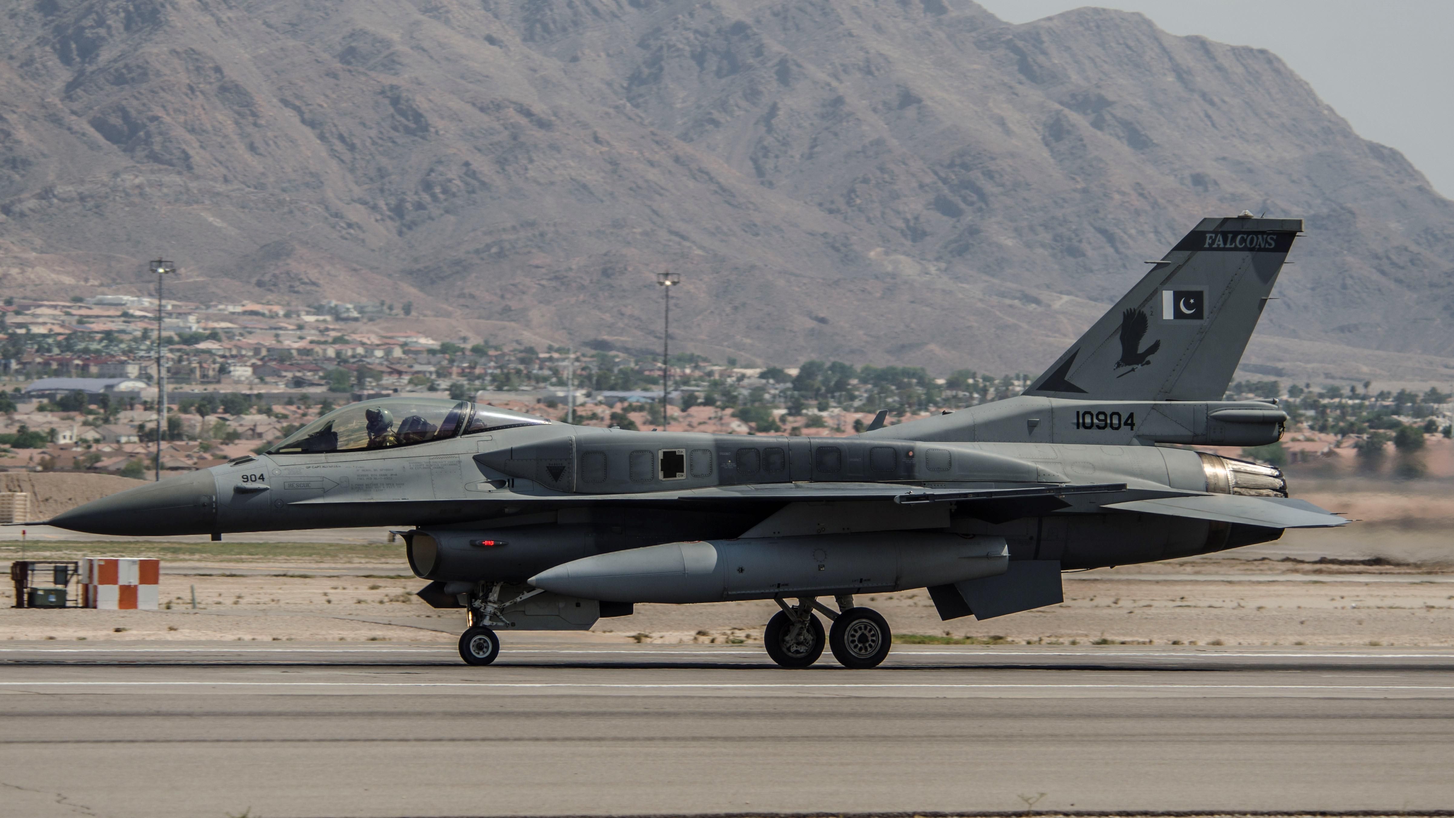 PAF F-16C Block 52+ fighter jet during Red Flag 16