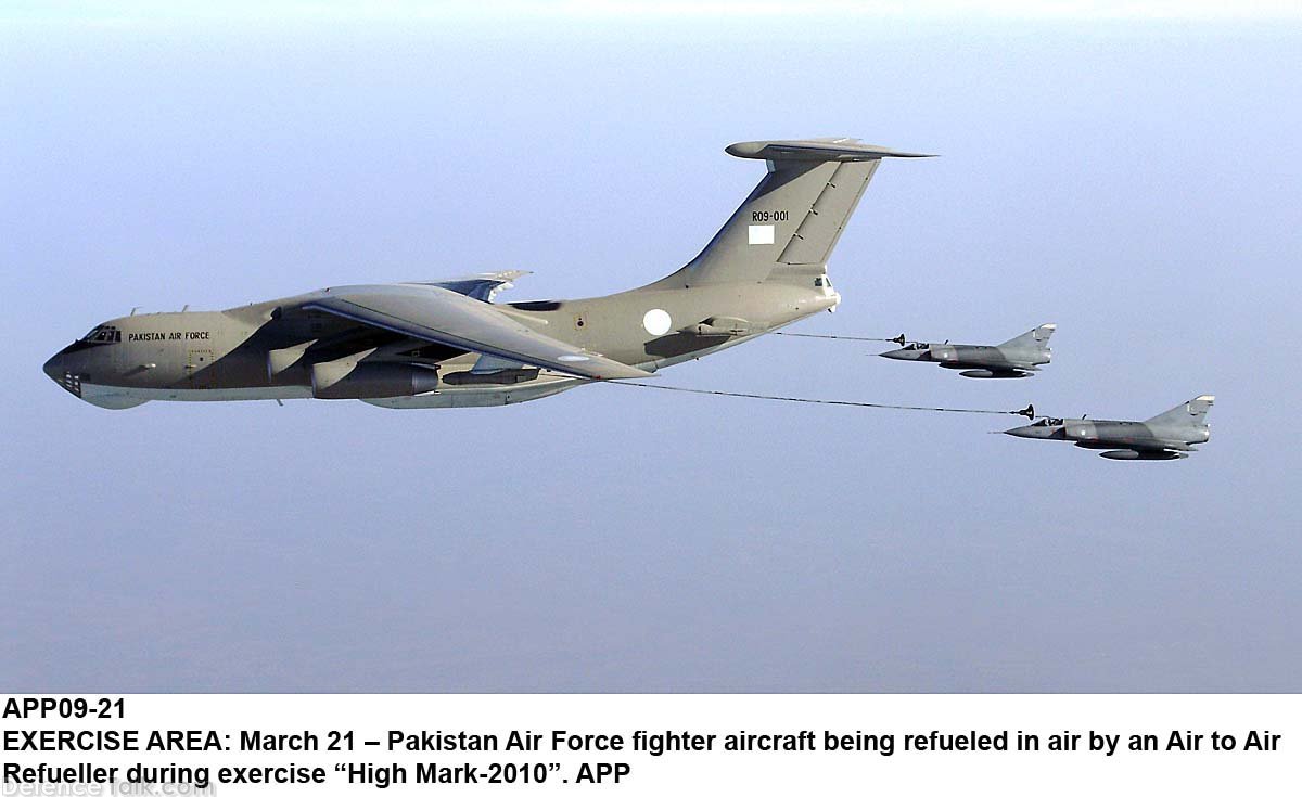 PAF IL-78 Aerial Refueling during Exercise High Mark 2010