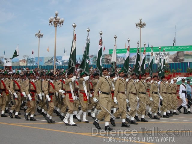 Pakistan Army Flag Beareres - March 23rd, Pakistan Day