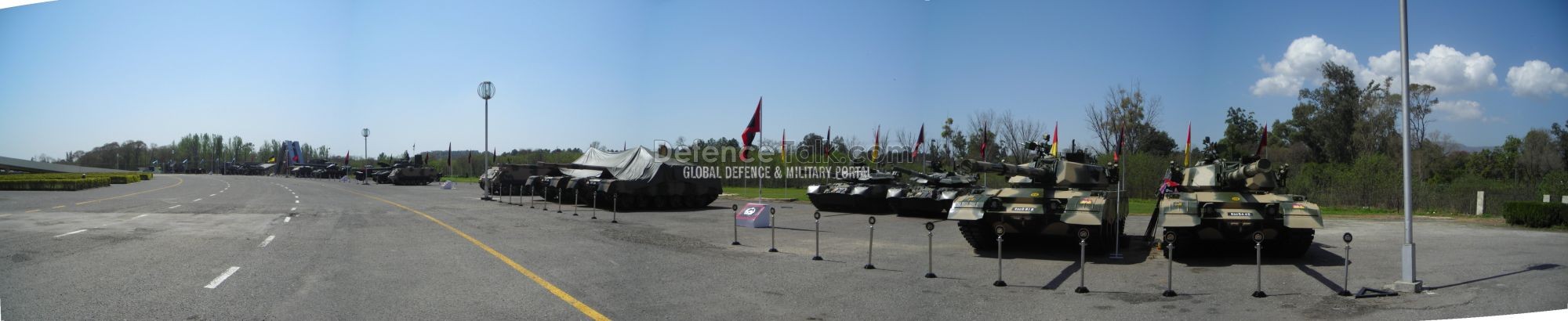 Pakistan army tanks Panorama