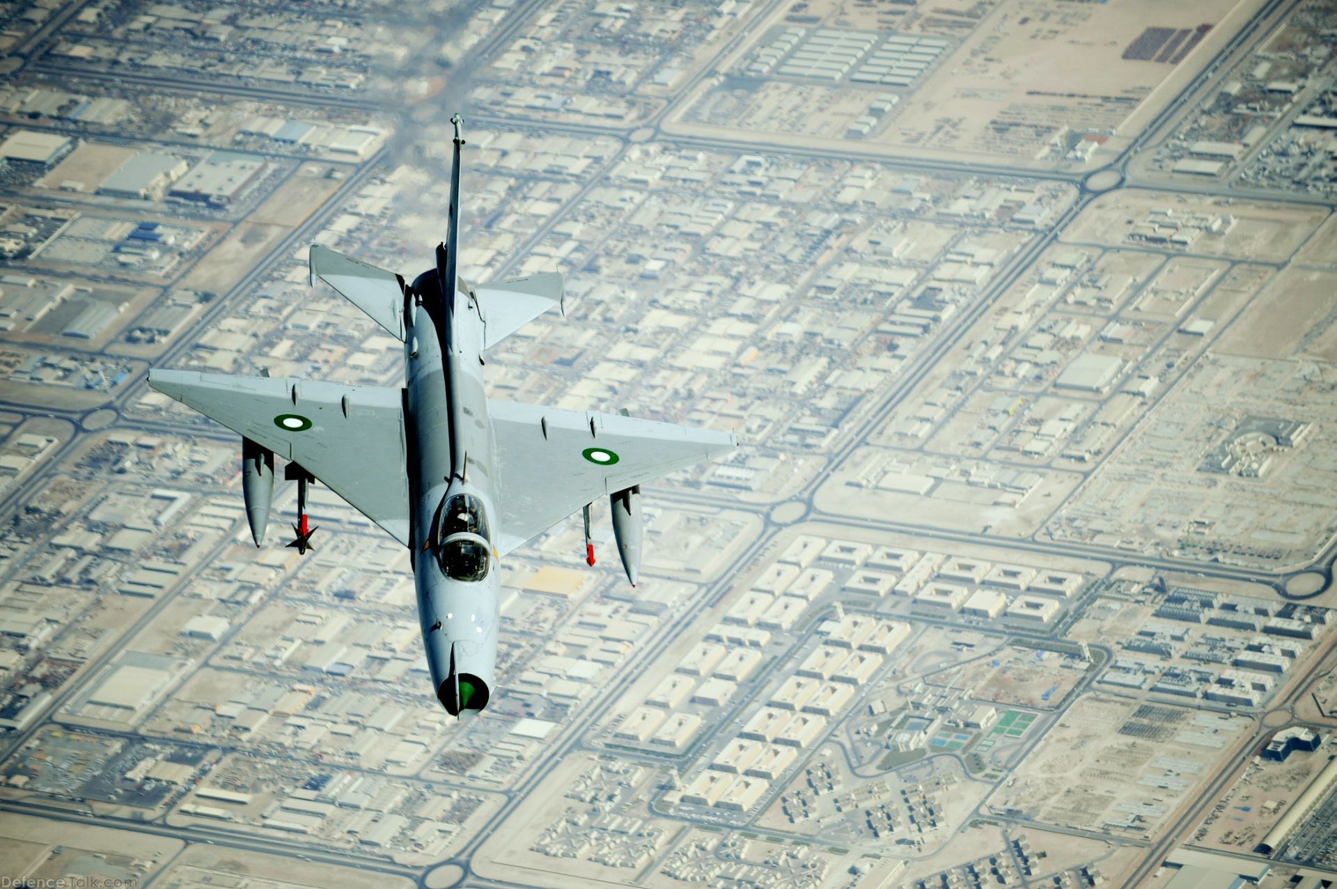 Pakistani F-7 conducts a training mission during a multinational exercise