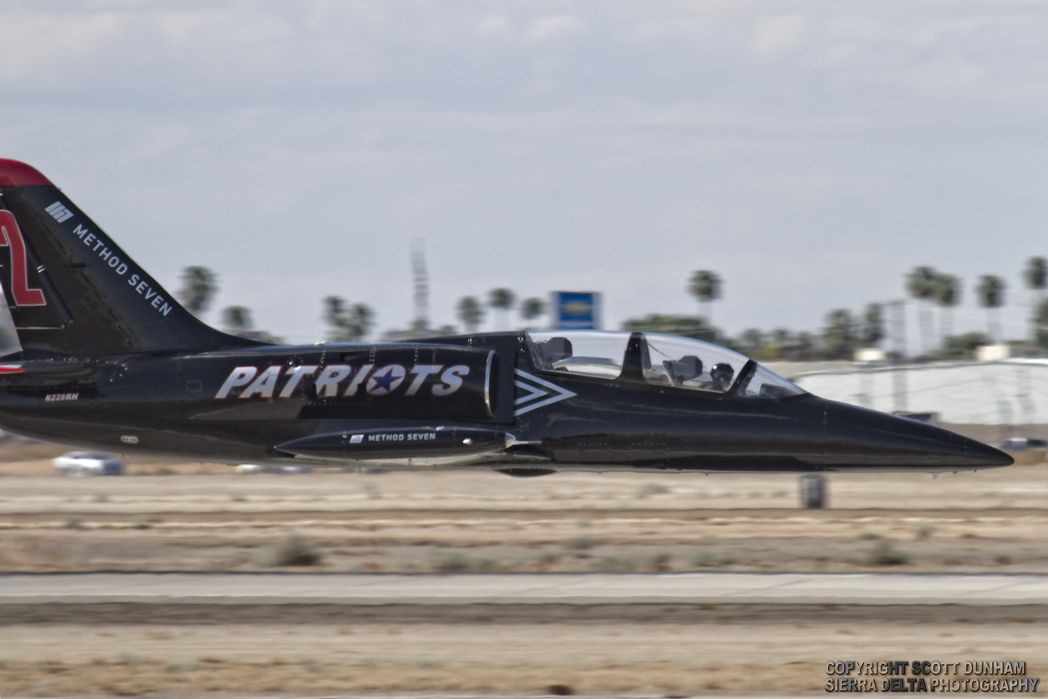 Patriots Flight Demonstration Team L-39 Albatross Jet Trainer Low Level Pass