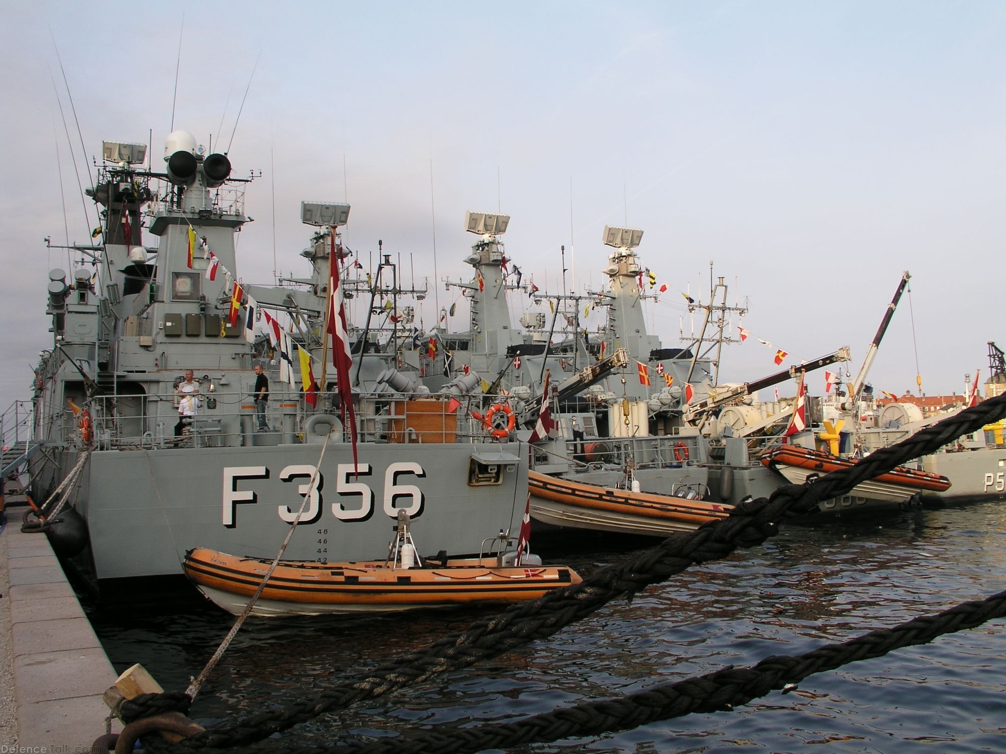 Pictures from Danish navy exercise Danex05