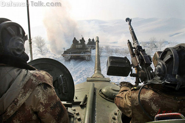 PLA  Xinjiang Military Area Command  armored regiment