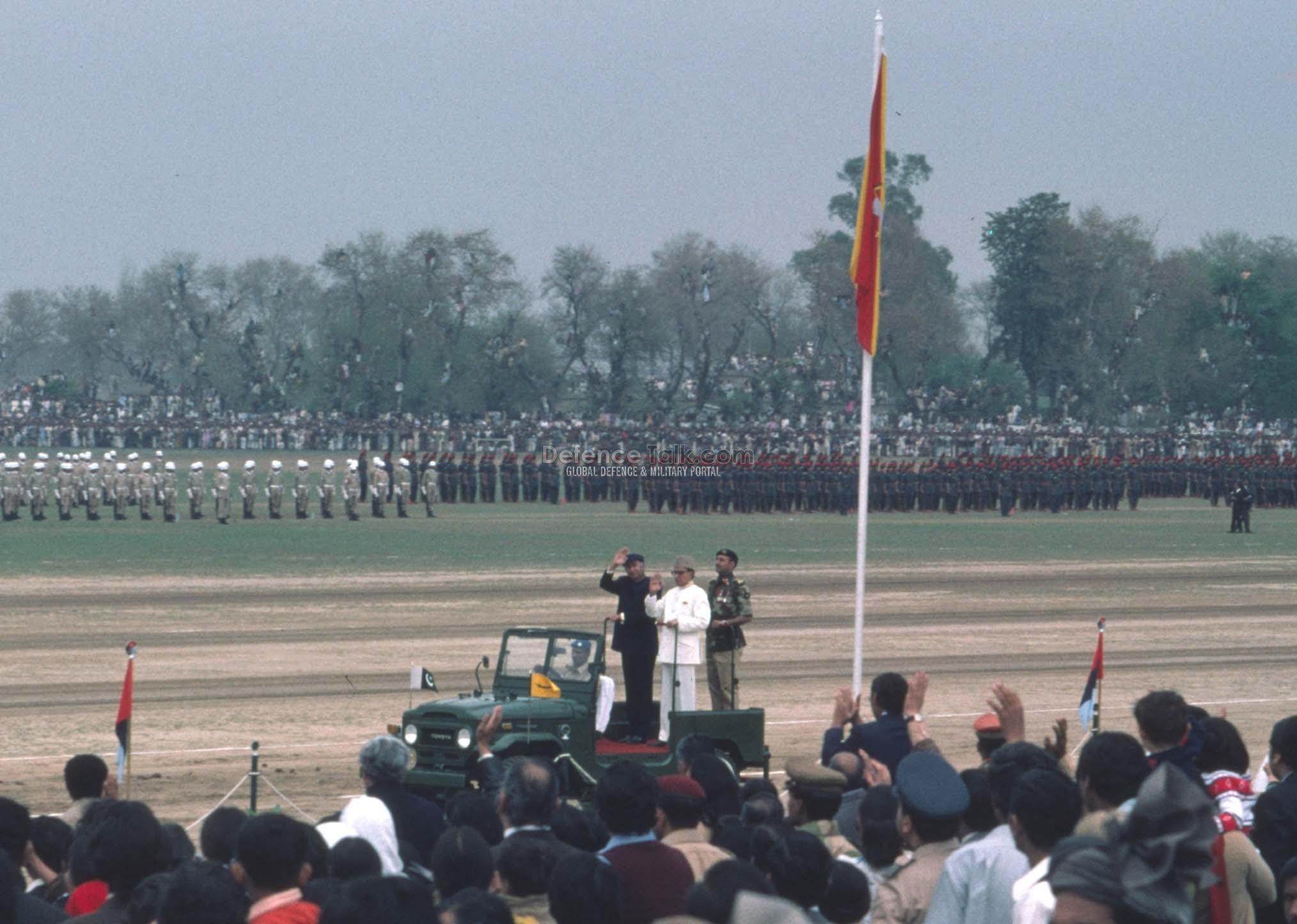 PM Bhutto Saluting - Pak National Day Parade, March 1976