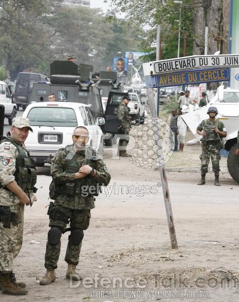 Polish Army Troops in Congo, Africa