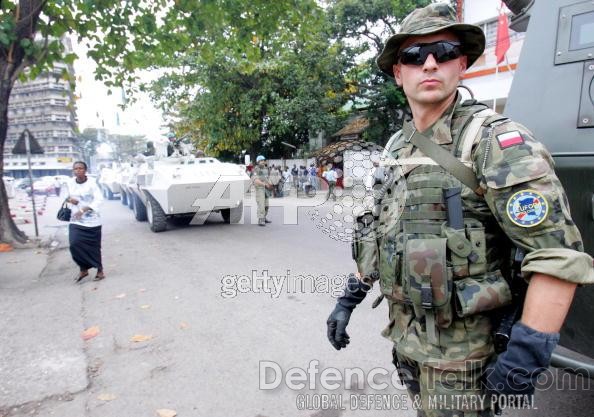 Polish Army Troops in Congo, Africa