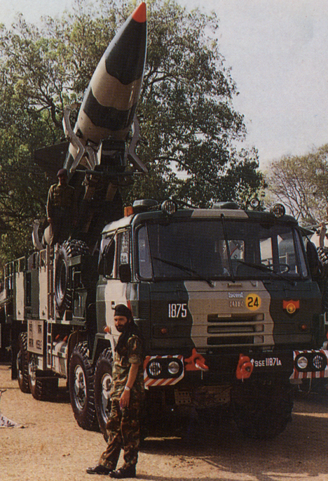 Prithvi on a Tata Truck