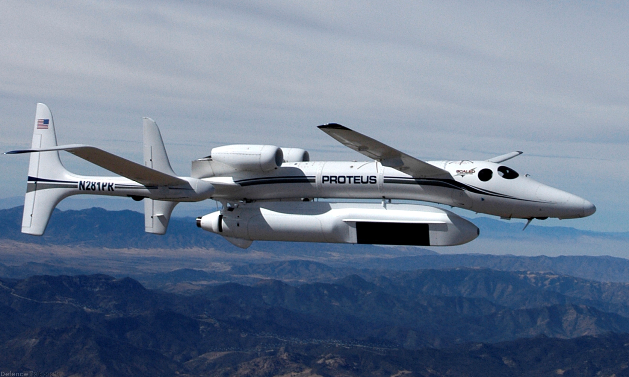 Proteus carries RQ-4 Global Hawk