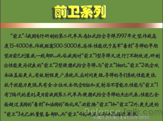 QW-1 MANPAD - Peopleâs Liberation Army