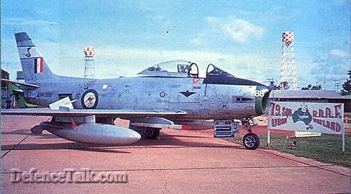 RAAF CAC Sabre from 79 Sqdn in Thailand